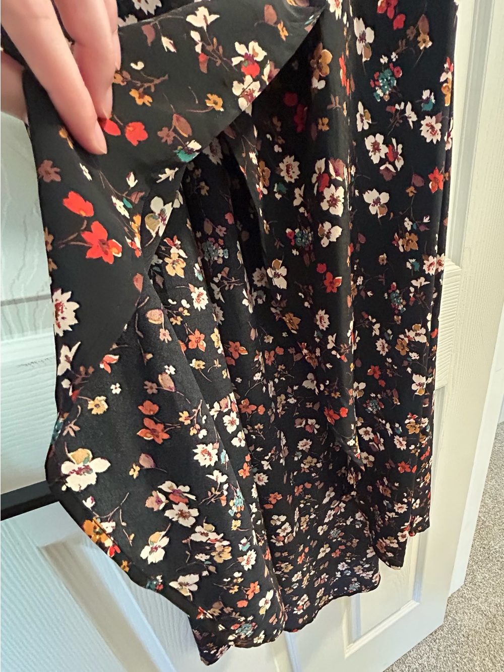 Maurices Black Floral High-Low Dress - Picture 4 of 6